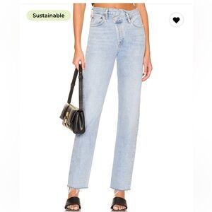 AGOLDE Criss Cross Waist Jeans
